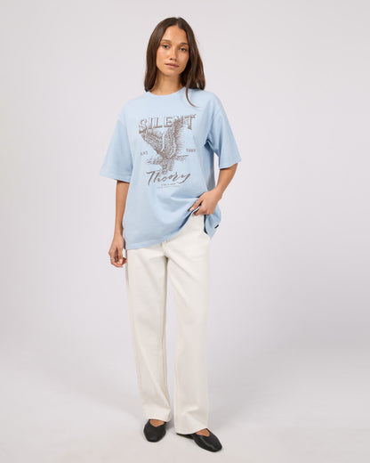 FUNDAMENTAL OVERSIZED TEE light blue