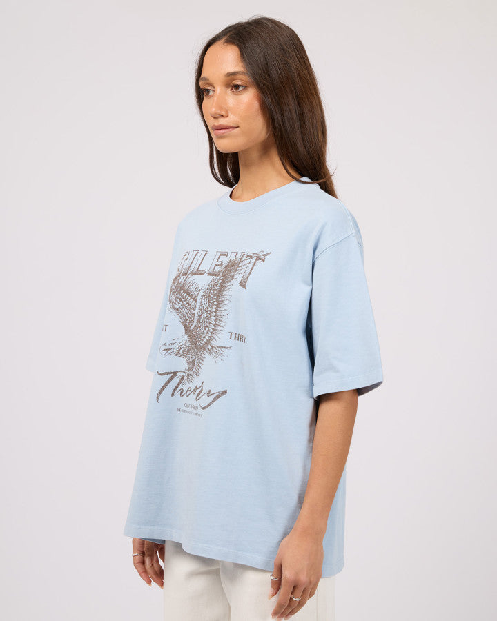 FUNDAMENTAL OVERSIZED TEE light blue
