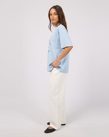 FUNDAMENTAL OVERSIZED TEE light blue