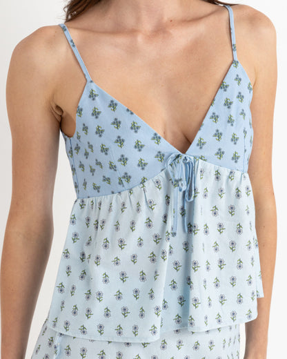 GINGER CAMI TOP LIGHT BLUE