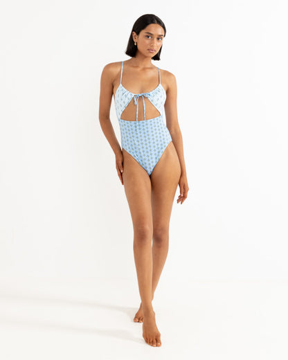 GINGER CUT OUT ONE PIECE CORNFLOWER