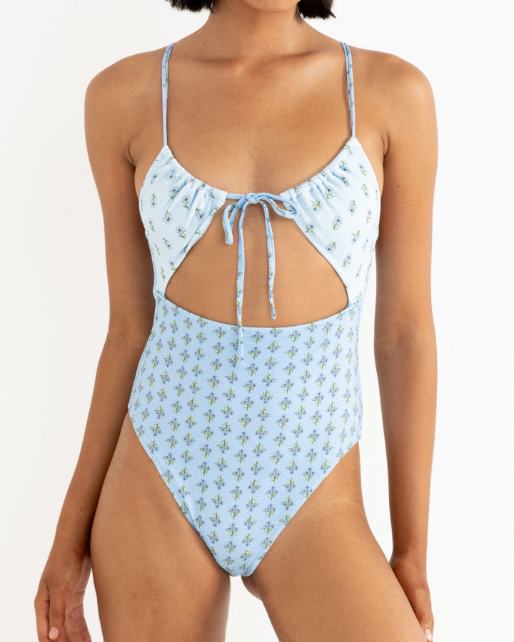 GINGER CUT OUT ONE PIECE CORNFLOWER