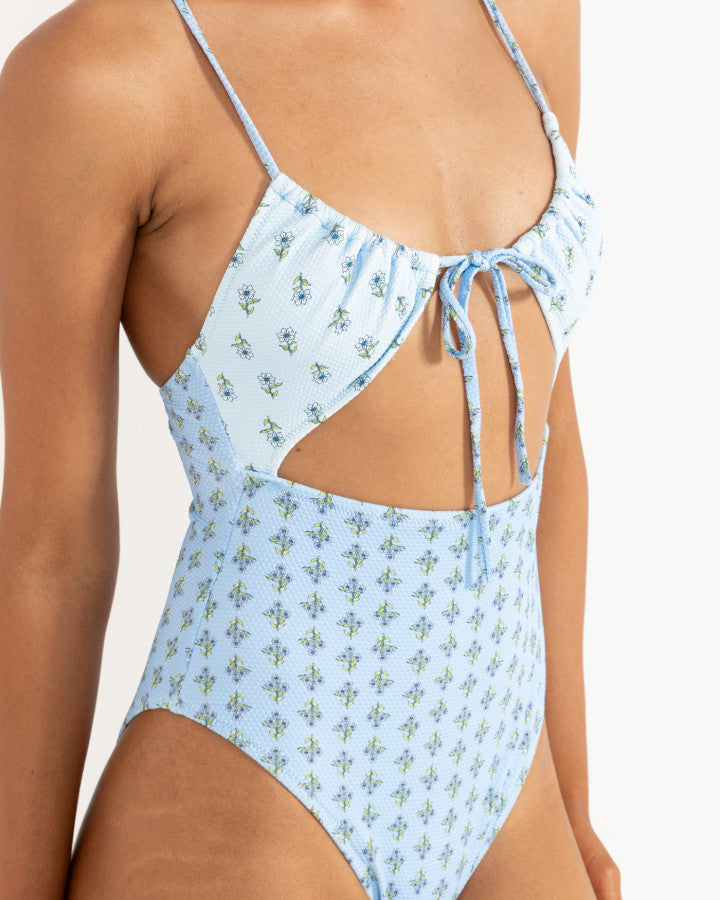 GINGER CUT OUT ONE PIECE CORNFLOWER