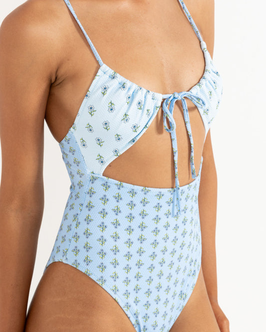 GINGER CUT OUT ONE PIECE CORNFLOWER