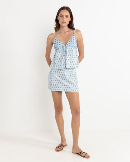 GINGER MINI SKIRT LIGHT BLUE