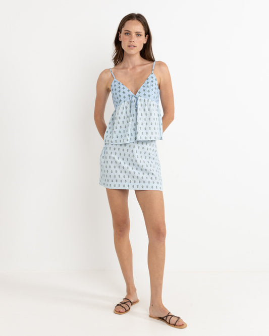 GINGER MINI SKIRT LIGHT BLUE