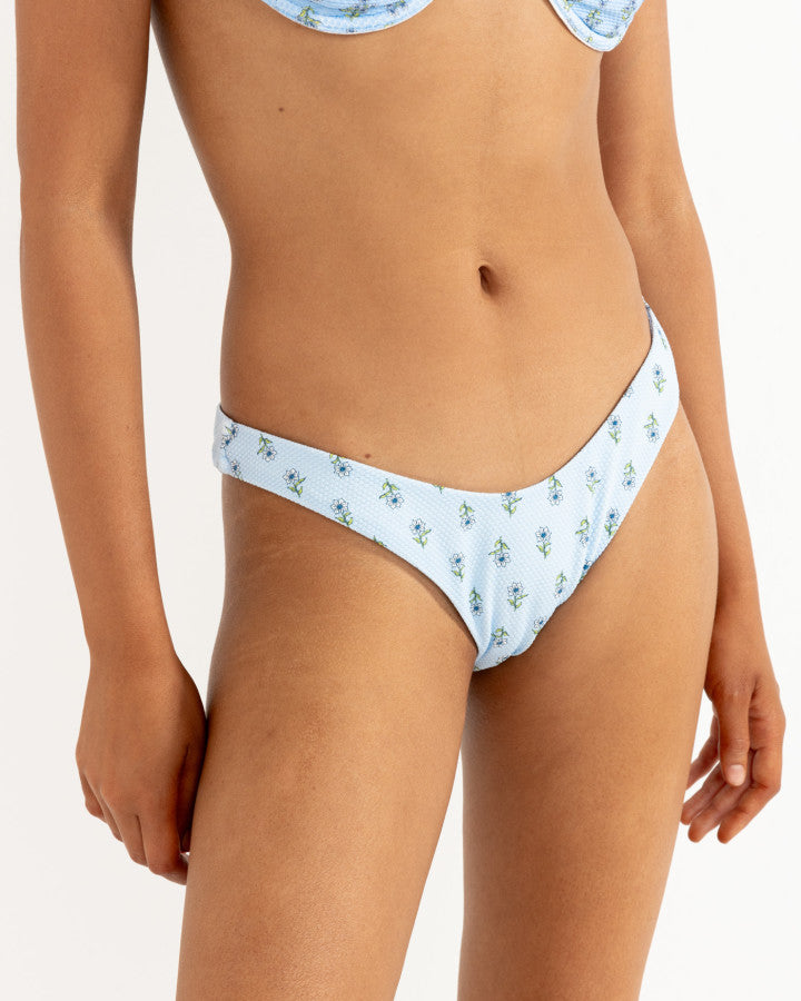 GINGER REVERSIBLE HI CUT PANT CORNFLOWER