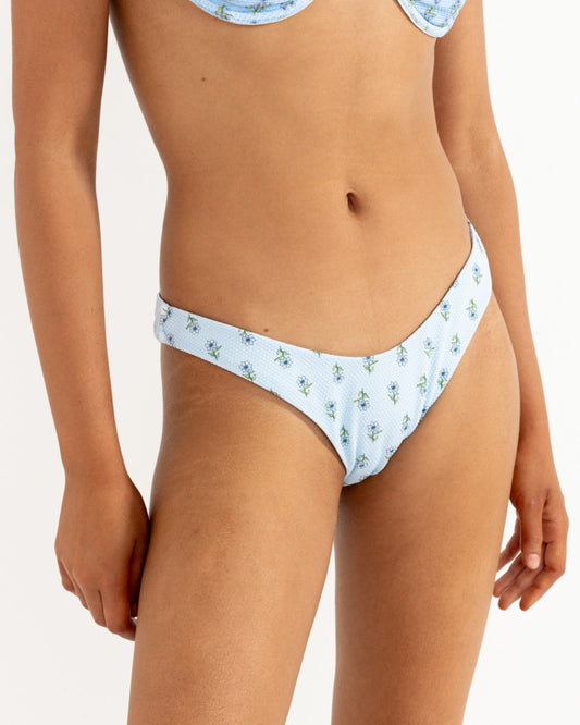 GINGER REVERSIBLE HI CUT PANT CORNFLOWER