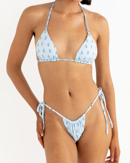 GINGER REVERSIBLE SLIDE TRI TOP CORNFLOWER