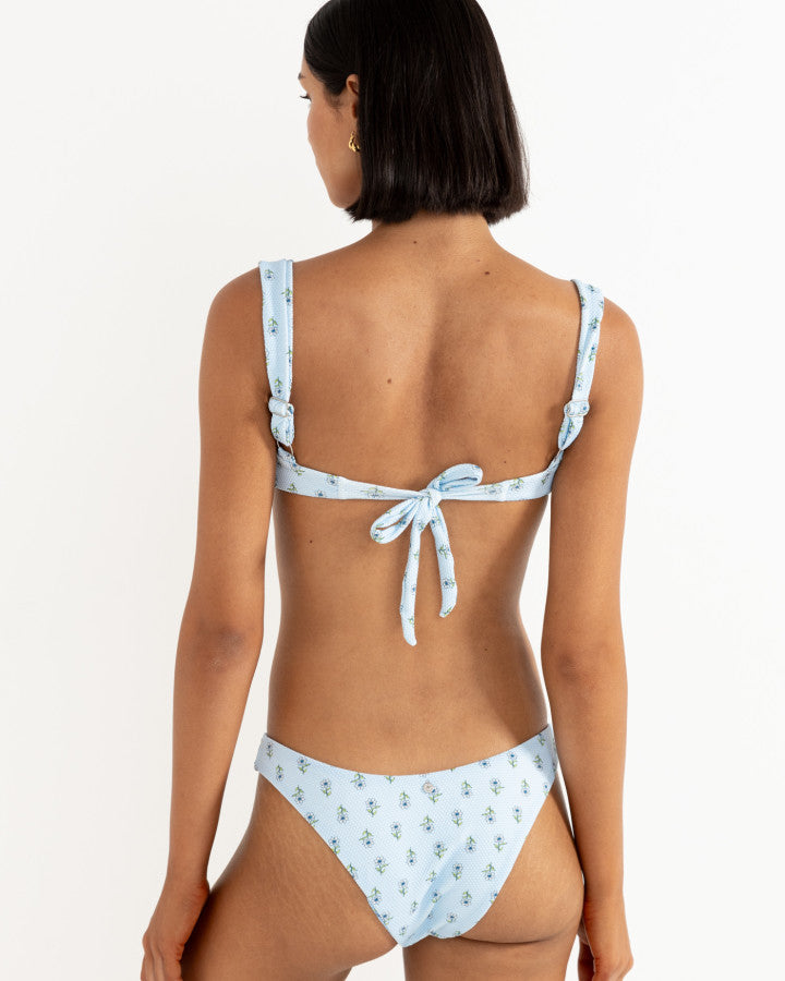 GINGER SOFT STRAP BALCONETTE TOP CORNFLOWER