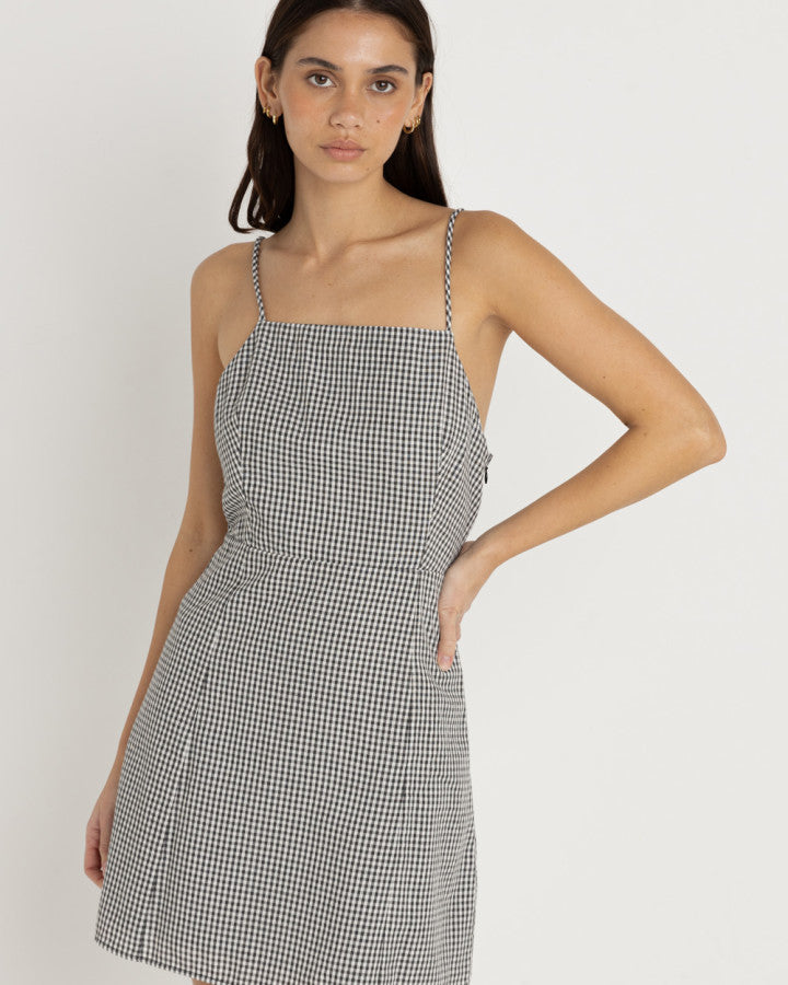 GINGHAM MINI DRESS