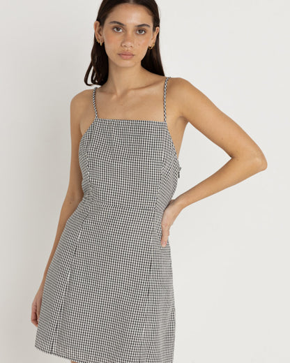 GINGHAM MINI DRESS