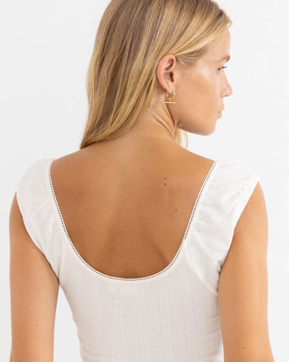 GRACIE SWEETHEART TOP cream