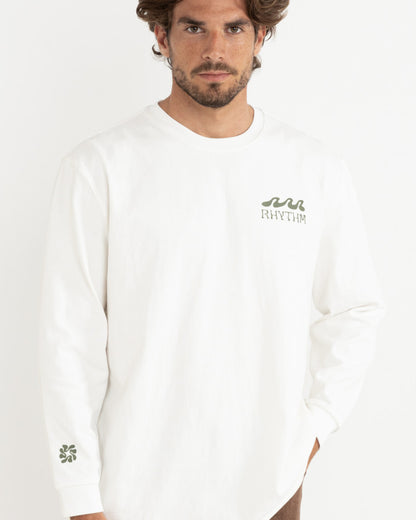 GRANGE LOOSE FIT LS T-SHIRT ecru