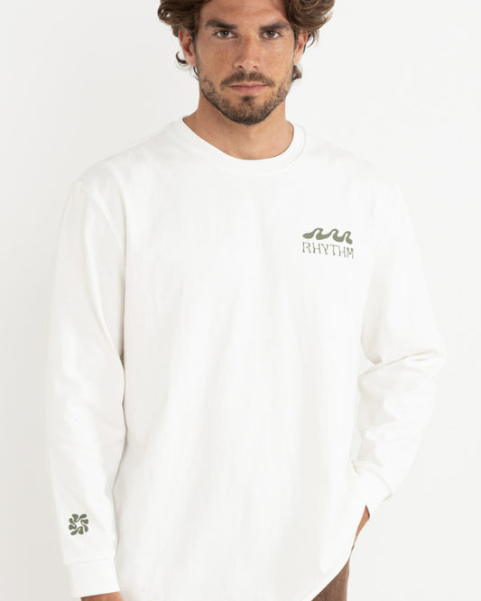 GRANGE LOOSE FIT LS T-SHIRT ecru