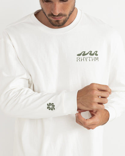 GRANGE LOOSE FIT LS T-SHIRT ecru