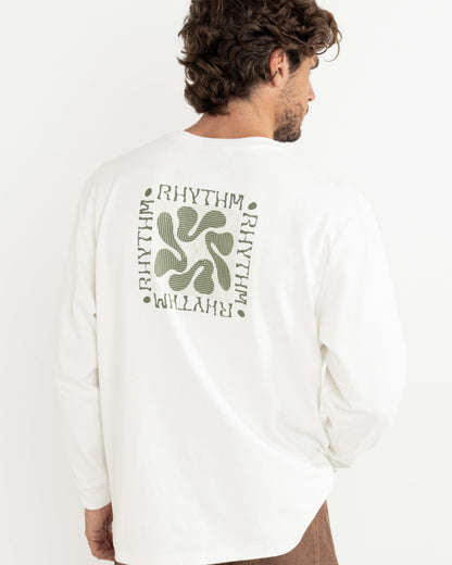 GRANGE LOOSE FIT LS T-SHIRT ecru