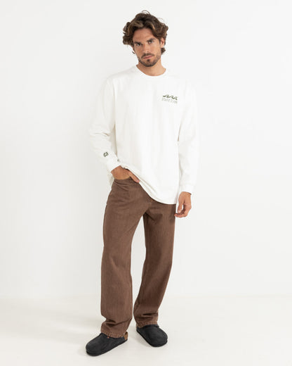 GRANGE LOOSE FIT LS T-SHIRT ecru