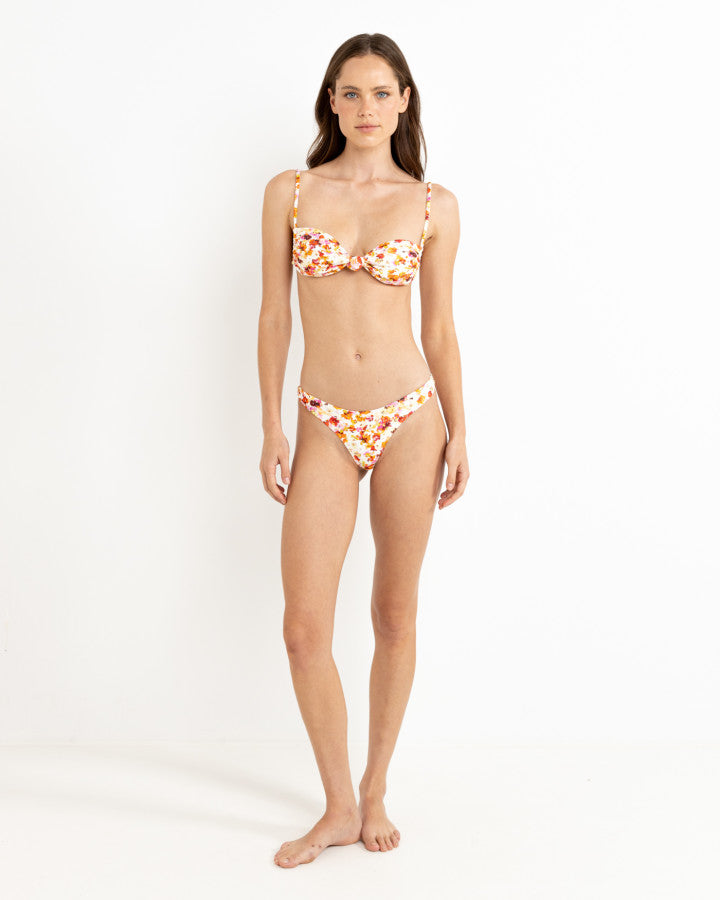 HAVEN FLORAL SKIMPY PANT RED