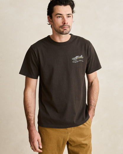 HEADING WEST VINTAGE SS T-SHIRT black