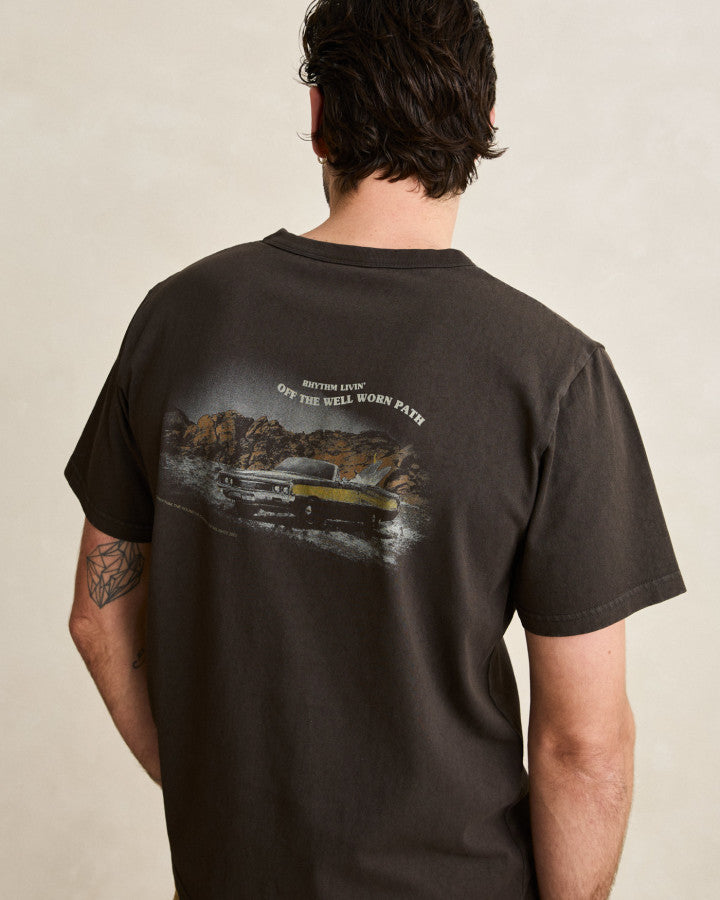 HEADING WEST VINTAGE SS T-SHIRT black