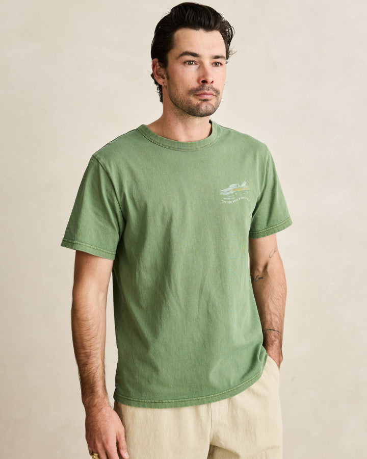 HEADING WEST VINTAGE SS T-SHIRT dill