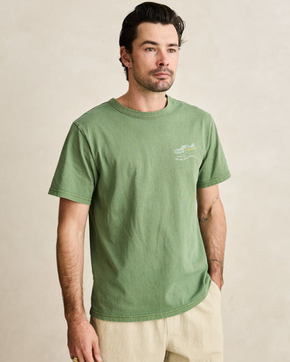 HEADING WEST VINTAGE SS T-SHIRT dill