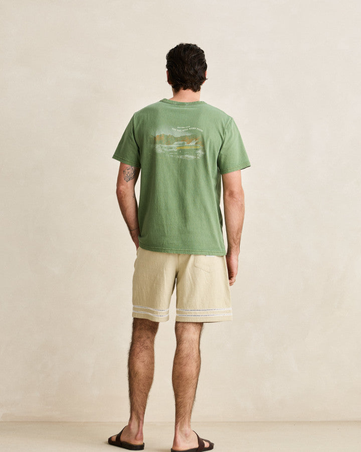 HEADING WEST VINTAGE SS T-SHIRT dill