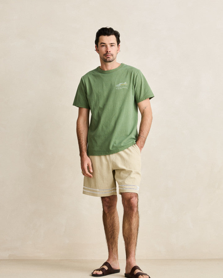 HEADING WEST VINTAGE SS T-SHIRT dill