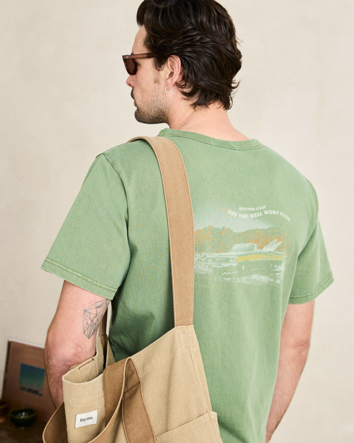HEADING WEST VINTAGE SS T-SHIRT dill