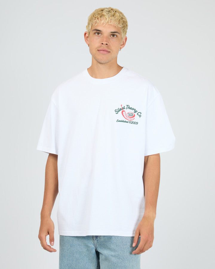 HOT STUFF TEE wht
