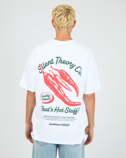 HOT STUFF TEE wht