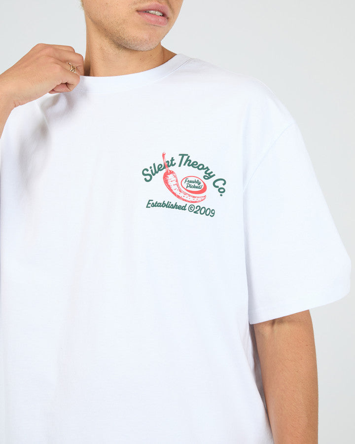 HOT STUFF TEE wht