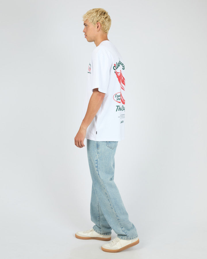 HOT STUFF TEE wht