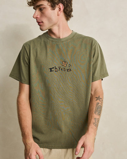 HUM VINTAGE SS T-SHIRT olive