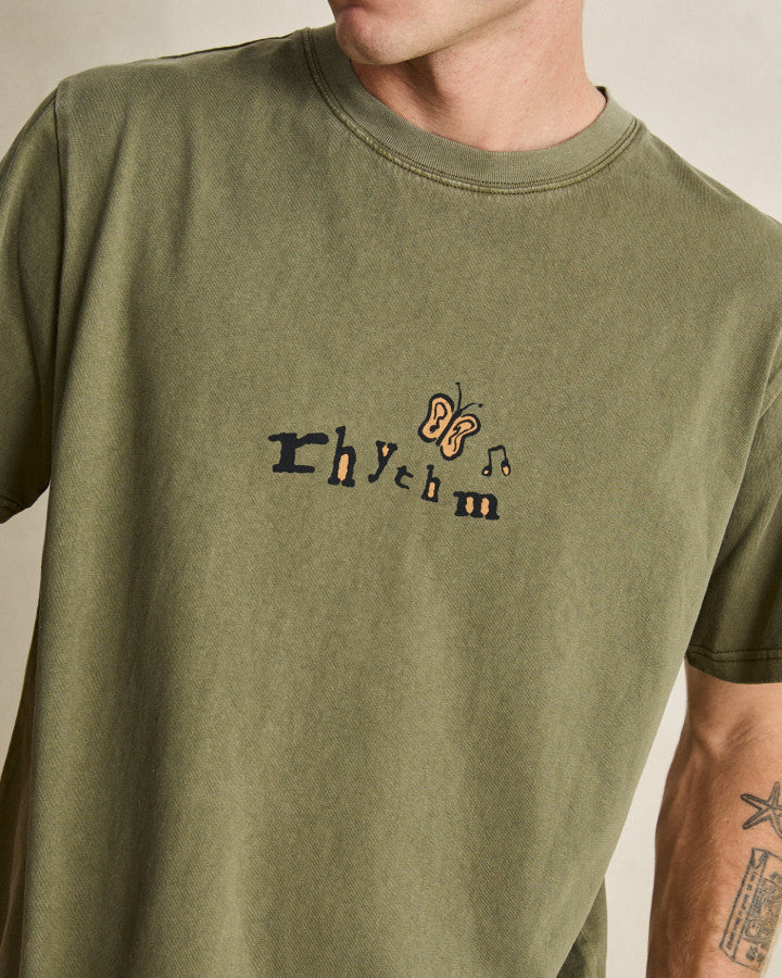 HUM VINTAGE SS T-SHIRT olive