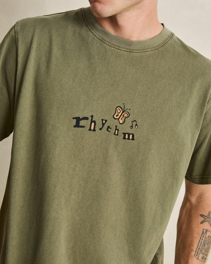 HUM VINTAGE SS T-SHIRT olive