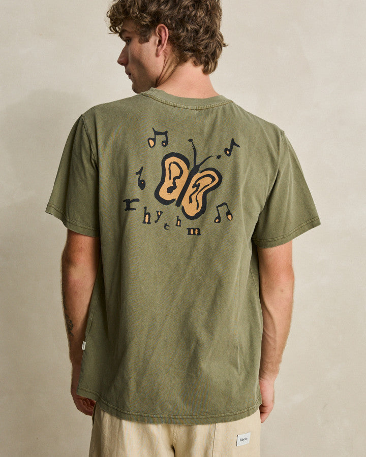 HUM VINTAGE SS T-SHIRT olive