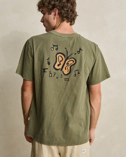 HUM VINTAGE SS T-SHIRT olive
