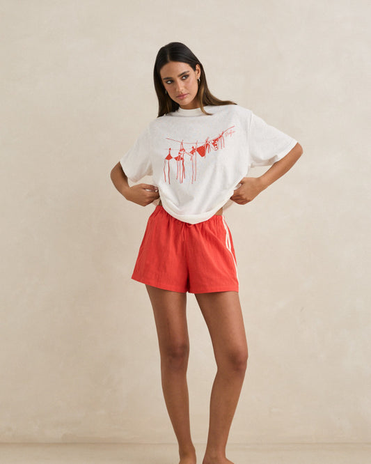 ISADORA SHORT red