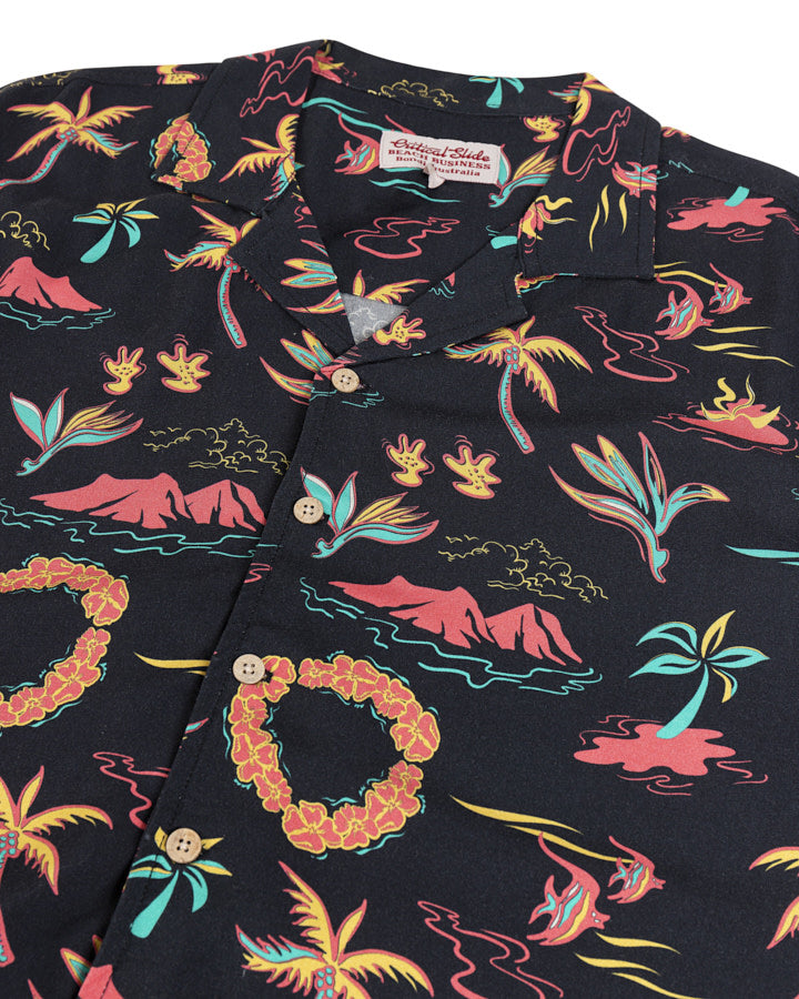 ISLANDS RESORT SHIRT black