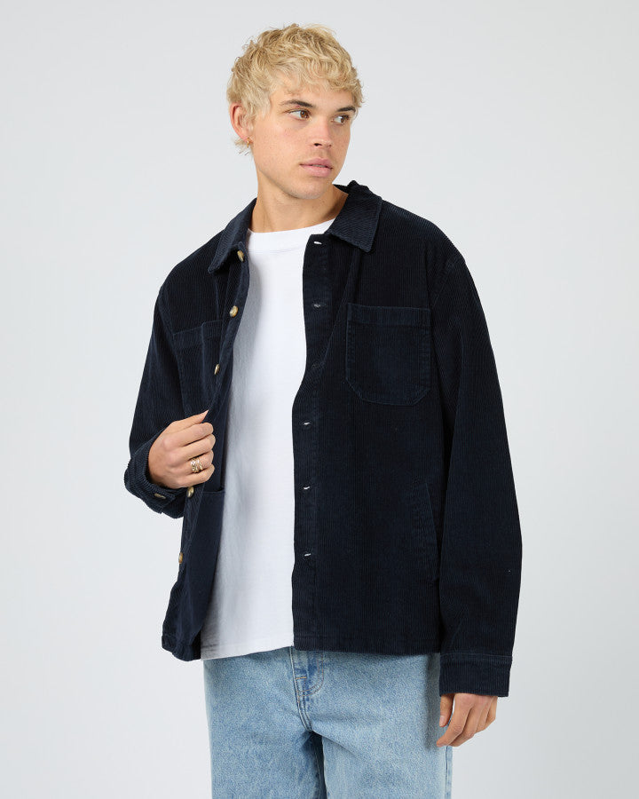 JAMESON CORD SHIRT navy