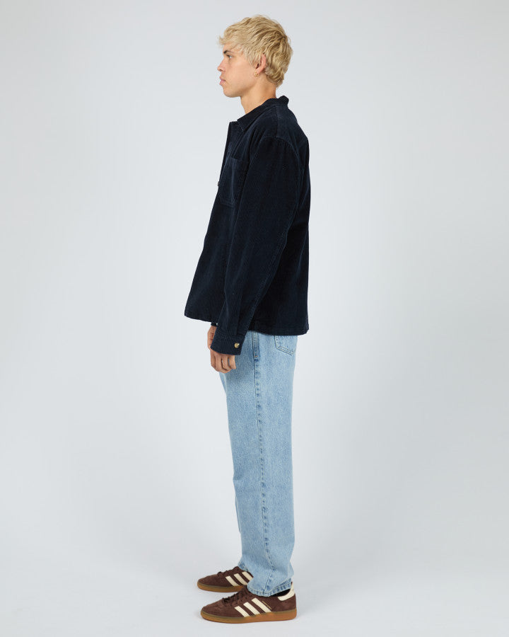 JAMESON CORD SHIRT navy