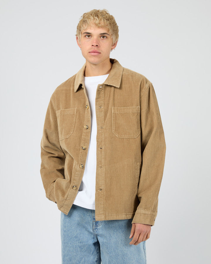 JAMESON CORD SHIRT tan