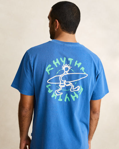 JAUNT VINTAGE SS T-SHIRT cobalt