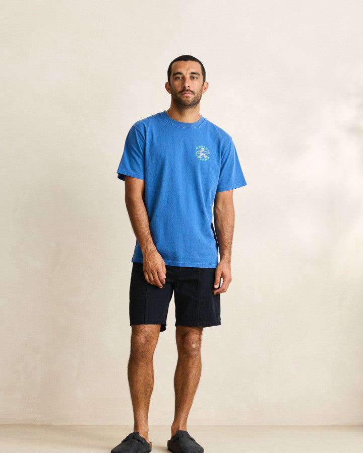 JAUNT VINTAGE SS T-SHIRT cobalt