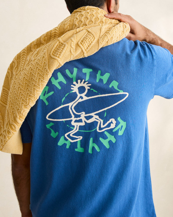 JAUNT VINTAGE SS T-SHIRT cobalt