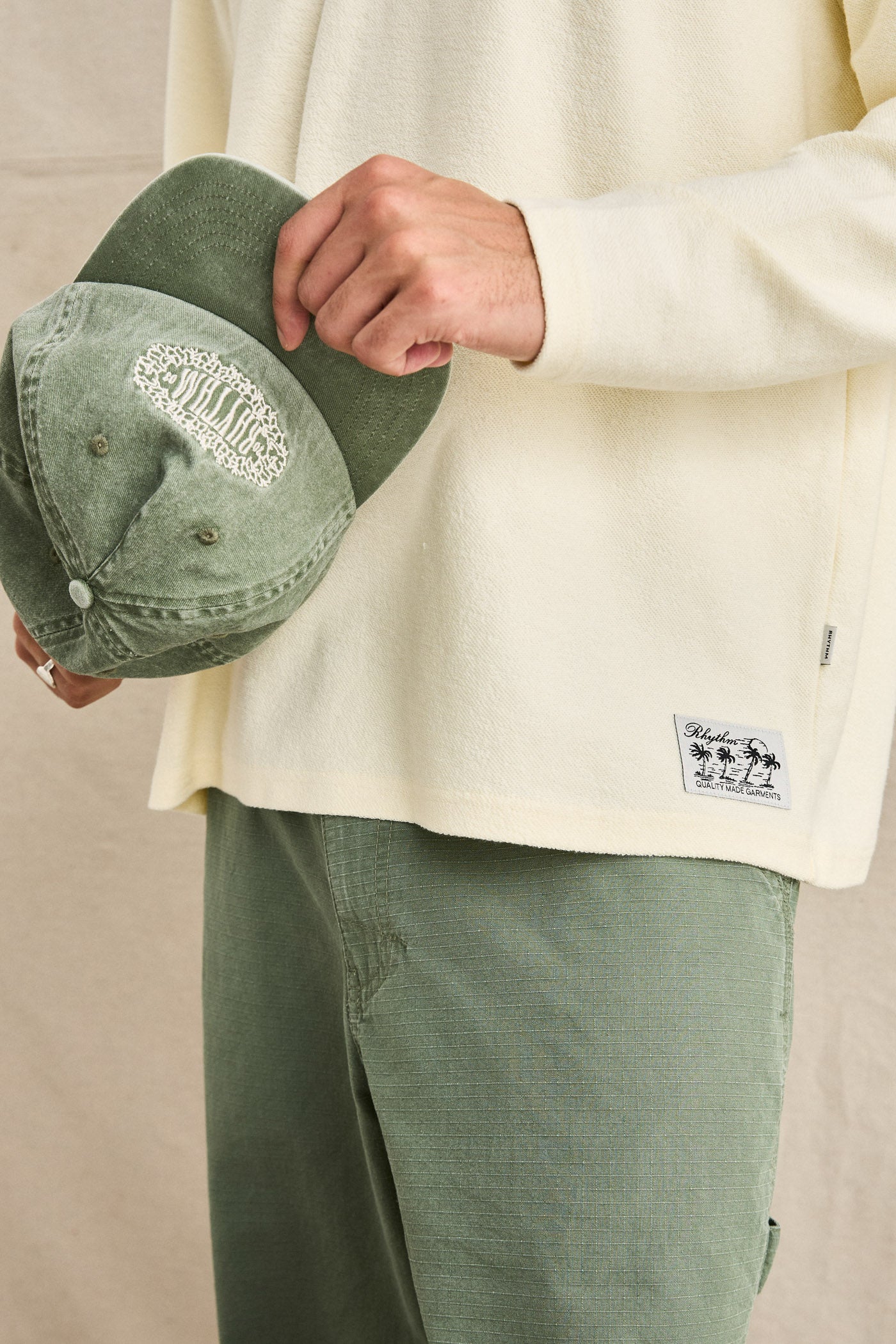 KAPU LS RUGBY POLO ECRU