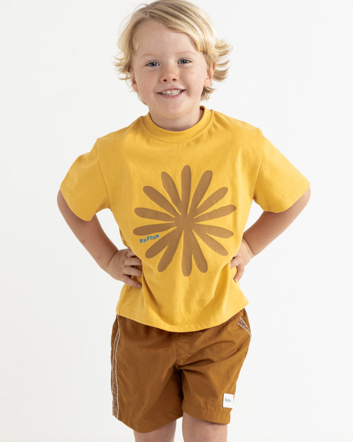 KIDS SUN RA SS T-SHIRT sun yellow