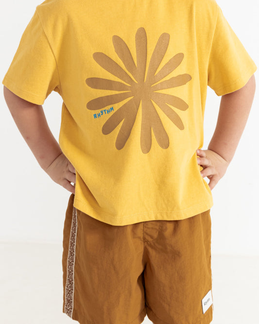 KIDS SUN RA SS T-SHIRT sun yellow
